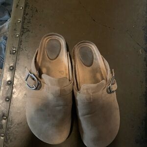 Time and Tru Tan Slip-On Mules